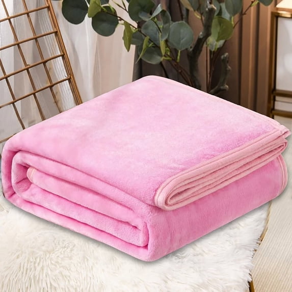 VALSEEL Bath Towels Super Soft Warm Solid Warm Micro Plush Fleece Blanket Throw Rug Sofa Bedding 180x200cm