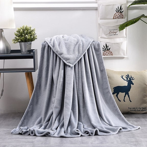 VALSEEL Bath Towels Super Soft Warm Warm Micro Plush Fleece Blanket Throw Rug Sofa Bedding