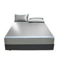 thumbnail image 1 of VALSEEL Bedding Sets Class A Ice Silk Cool Mat for Naked Sleeping in Summer Conditioning Mat Machine Washable Folding Mattress Cover Soft Mat, 1 of 5