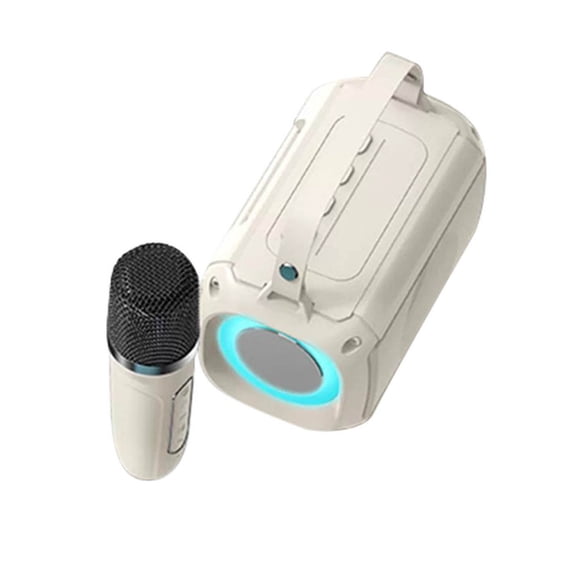 VALSEEL Bluetooth Speaker Outdoor,Karaoke Machine for Adults and Kids, Portable Bluetooth Speaker with 2 Wireless Microphones PA System with Ball, LED Lights, for Home Party, Wedding
