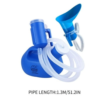 VALSEEL Capped Urinal with Tube Urinal for The Elderly, Male and Female Household, In Car Urinal, Large Capacity Night Urinal Gadgets for Home
