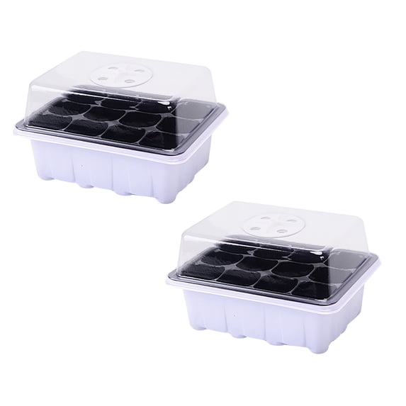 VALSEEL Clearance Indoor Propagation Box Greenhouse Propagation Set Tray With Lid And Ventilation