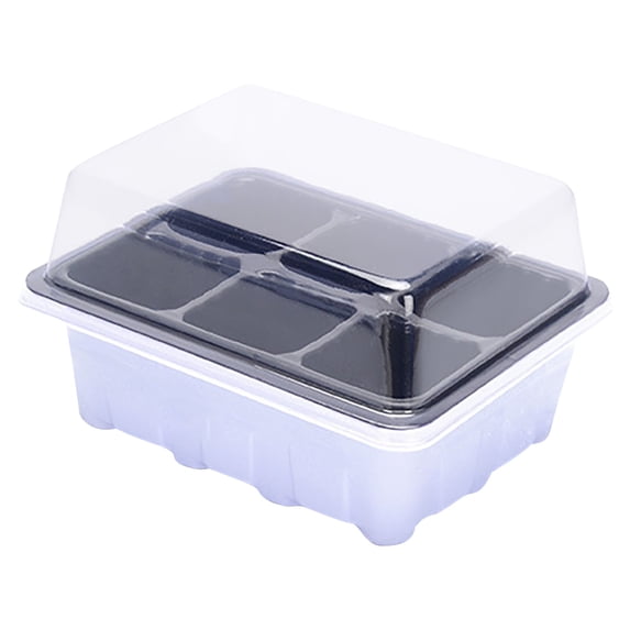 VALSEEL Clearance Indoor Propagation Box Mini Greenhouse Propagation Set Tray With Lid 1/2/5PCS