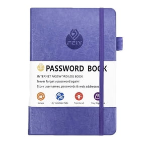 VALSEEL Clearance Password Book, English Address Book, Telephone Book,-border Dedicated Notebook