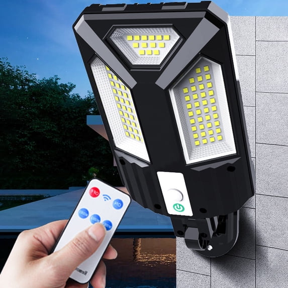VALSEEL Clearance Street, IP65 Outdoor Powered Lights, With Remote Control For Front Door, Yard, Garage