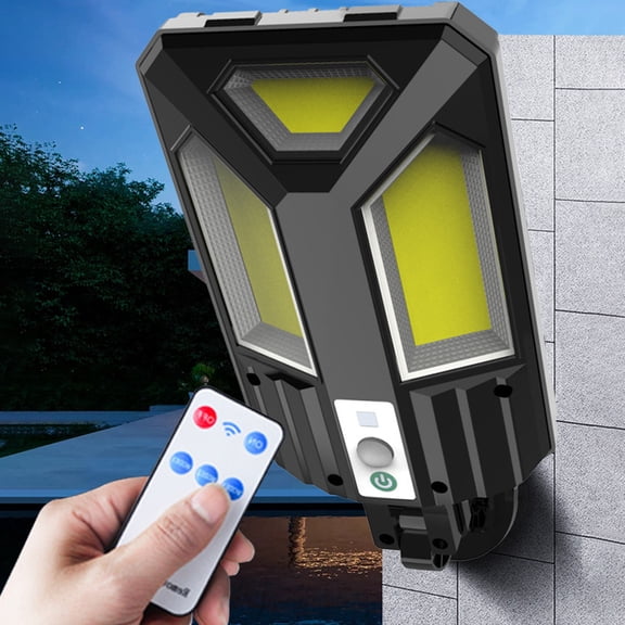 VALSEEL Clearance Street, IP65 Outdoor Powered Lights, With Remote Control For Front Door, Yard, Garage