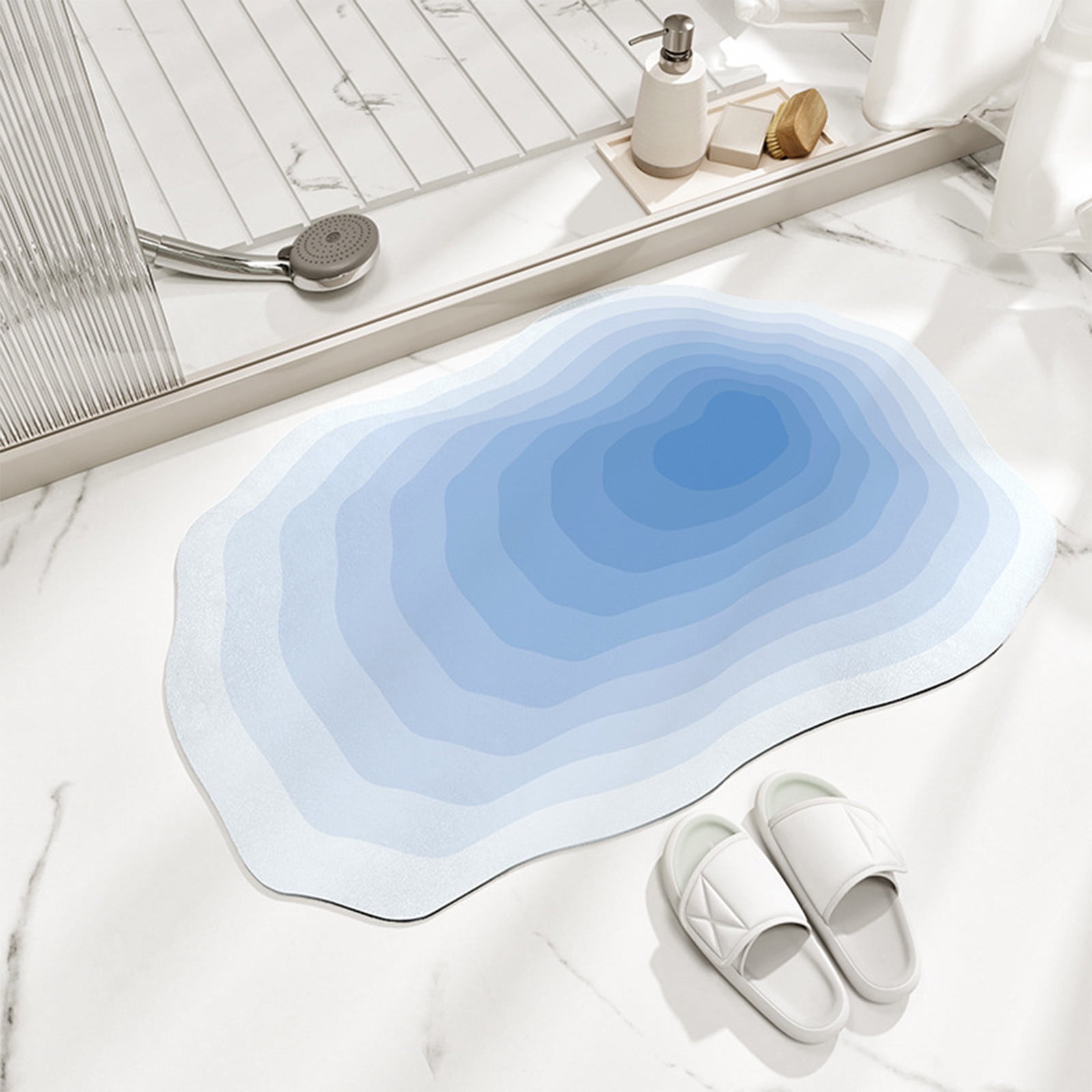 VALSEEL Clearance Super Absorbent Bath Mat, Quickdrying Bathroom Mats