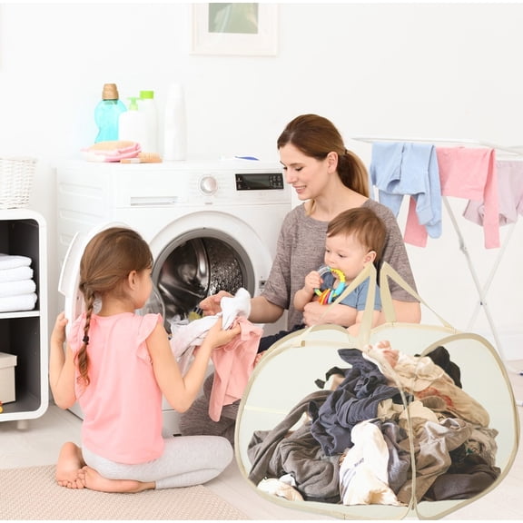 VALSEEL Collapsible Mesh Laundry Hamper With Wide Opening And Side Pocket Breathable Sturdy Foldable And Space Saving Design For Laundry Clothes And Storage