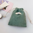 thumbnail image 1 of VALSEEL Corduroy Elastic Hair Tie Organizer Fragment Mouth Red Envelope Portable Cosmetic Storage Bag, 1 of 2