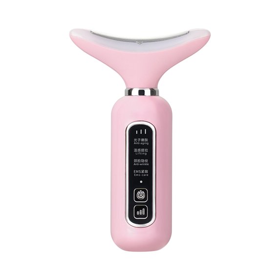 VALSEEL Face and Neck Care Neck Beauty Instrument Vibration Lifting and Tightening Beauty Instrument Photon Rejuvenation Neck Wrinkle Removal Instrument Light Wrinkle Gadgets for Home