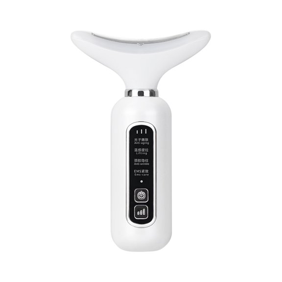 VALSEEL Face and Neck Care Neck Beauty Instrument Vibration Lifting and Tightening Beauty Instrument Photon Rejuvenation Neck Wrinkle Removal Instrument Light Wrinkle Gadgets for Home