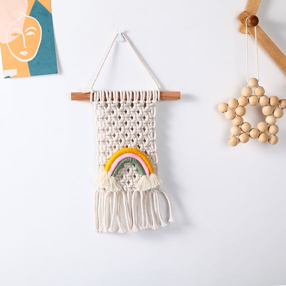 VALSEEL Hand Woven Pendant Decoration Pendant Interior Window Wall Decoration