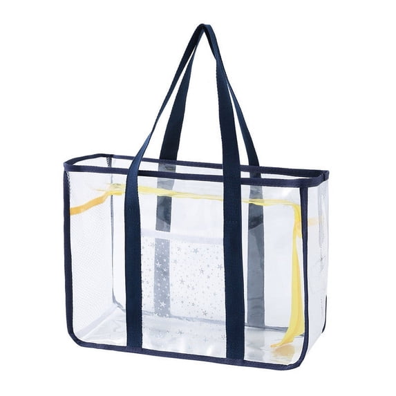 VALSEEL Handbag Women's PVC Transparent Travel Bag Storage Bag Convenient Swimming Bag Outdoor Beach Bag Organization and Storage Swimming Pool