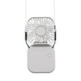 thumbnail image 1 of VALSEEL Handheld Fan Scarf Fan Folding Handheld USB Rechargeable Fan Desktop Office Fan Convenient Outdoor Pocket Small Fan Mini Fan, 1 of 4