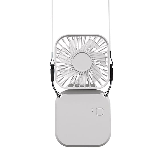 VALSEEL Handheld Fan Scarf Fan Folding Handheld USB Rechargeable Fan Desktop Office Fan Convenient Outdoor Pocket Small Fan Mini Fan