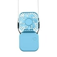 thumbnail image 1 of VALSEEL Handheld Fan Scarf Fan Folding Handheld USB Rechargeable Fan Desktop Office Fan Convenient Outdoor Pocket Small Fan Mini Fan, 1 of 4