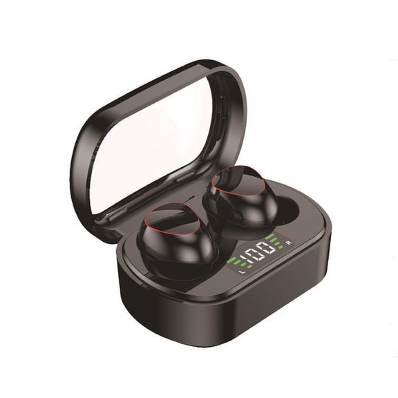 VALSEEL Headphones Wireless Bluetooth, Wireless Earbuds Bluetooth Headphones Playback Stereo 25H Battery Life LED Power Display Earbuds with Wireless Charging Case IPX6 Ear Buds