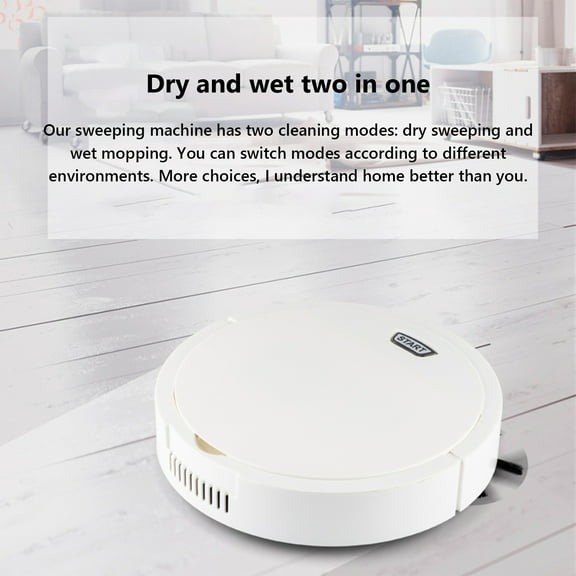 VALSEEL Home Appliances Clearance Robot Vacuum And Mop Combo, 3 In 1 Robotic Vacuum Cleaner With Watertank/Dustbin/Brush, Blocked By Hair, Remote/App, Ideal For Hard Floor/Pet