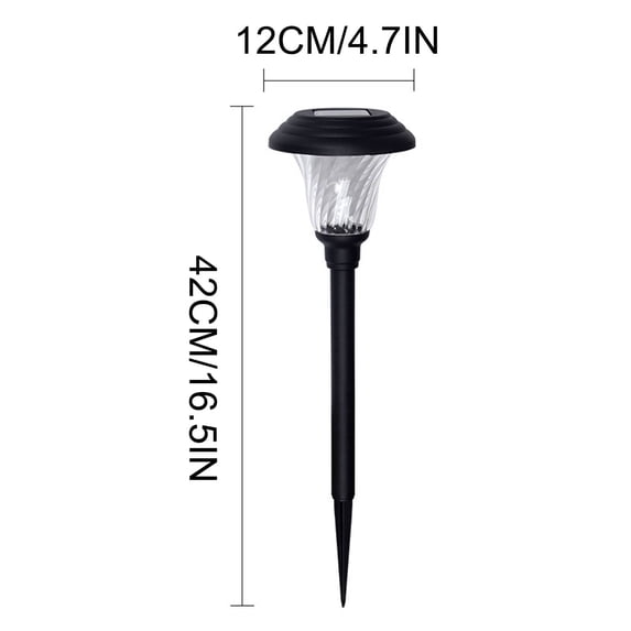 VALSEEL Home & Garden Outdoor Floor Lamp Solar Powered Lights Decorative Ground Plug-in Lamp Home Outdoor Garden Lamp
