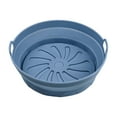 thumbnail image 1 of VALSEEL Home & Kitchen Fryer Silicone Pot Round Liners Reusable Fryer Basket Liners Accessories - Replacement Of Parchment Liners -[8.2inch], 1 of 2