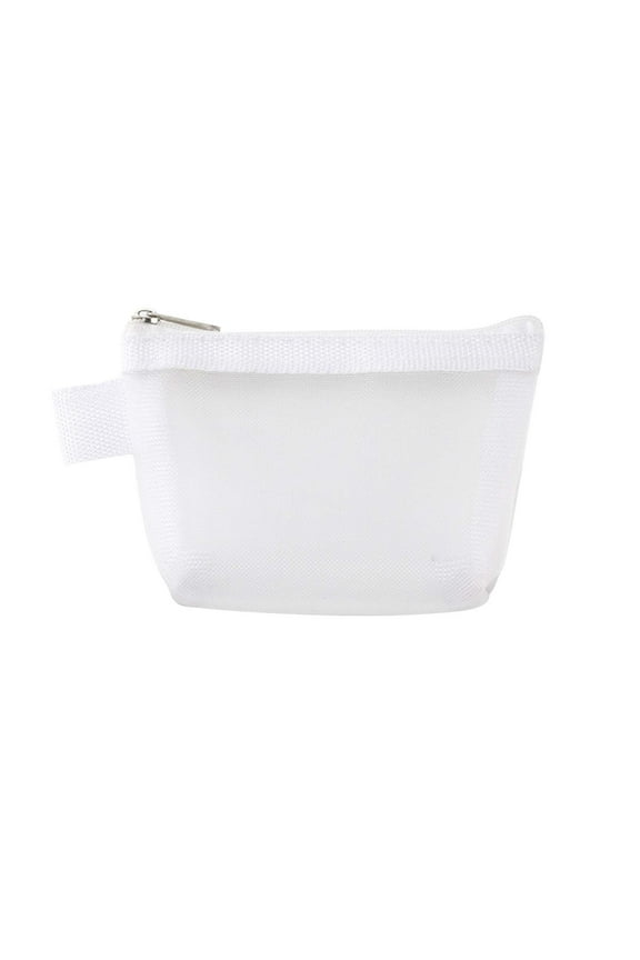 Home Storage Clearance Nylon Three-dimensional Triangular Mesh Coin Purse Large-capacity Key Bag Card Case Coin Bag Transparent Storage Bag