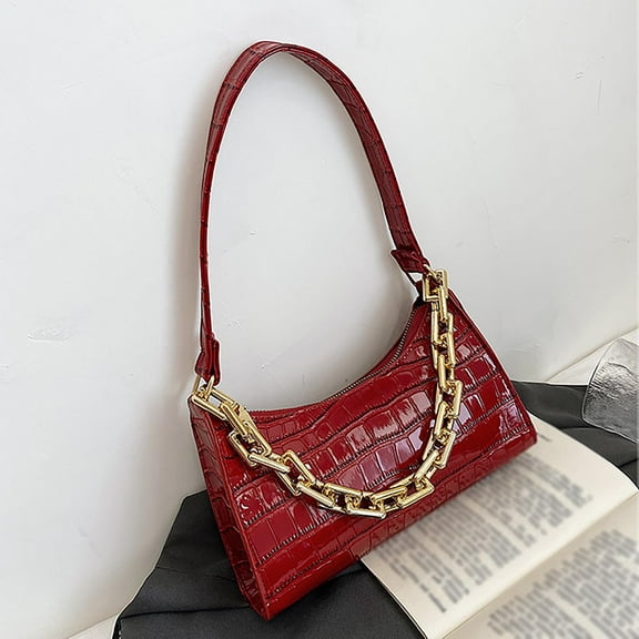 VALSEEL Home Storage ClearanceOne Shoulder Crossbody Bag Leather Large Capacity Multi Compartment Women Bag