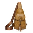 thumbnail image 1 of VALSEEL Home Storage ClearanceOne Shoulder Crossbody Bag Leather Large Capacity Multi Compartment Women Bag, 1 of 2
