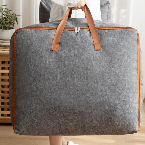 VALSEEL Home Storage ClearanceStorage Bags With Zipper, Extra Large Capacity - Closet, Underbed Storage Organizer For Clothes, Bedding, Comforter, Toys, Pillow & Blanket