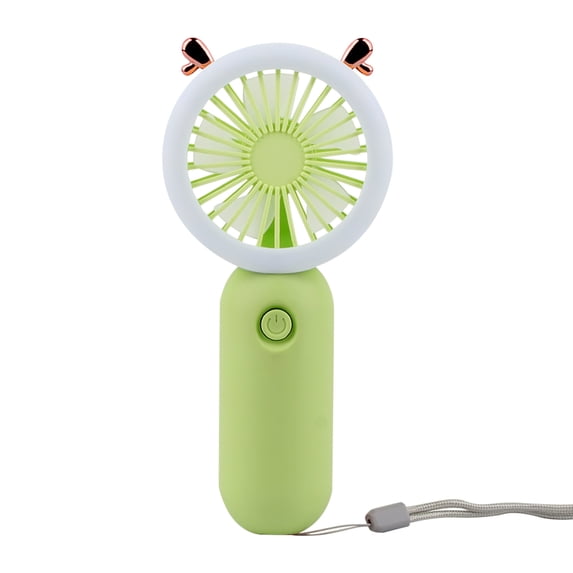 VALSEEL Household Appliances Clearance Cosmetic Fan With Light Handheld Fan USB Portable Charging With Night Light Lazy Desktop Mini Pocket Small Fan