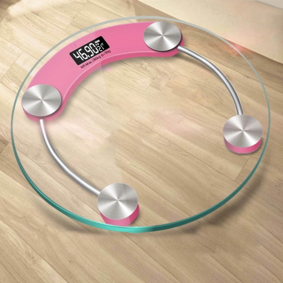 VALSEEL Household Appliances Clearance Home Charging 28cm Transparent Circular Scale Intelligent Electronic Scale Scale Weighing Device