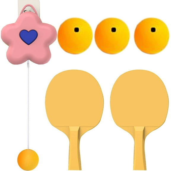 VALSEEL Indoor Hanging Table Tennis Trainer Portable Set Children's Sports Set Gadgets for Home