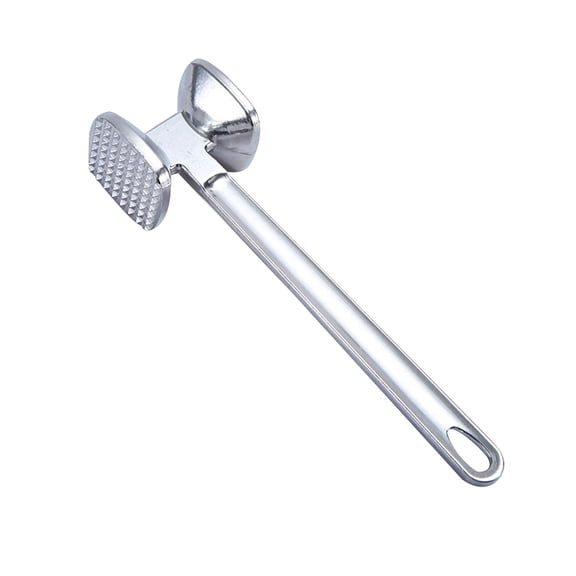 VALSEEL Kitchen Clearance Double Sided Meat Hammer Kitchen Tool Aluminum Alloy Meat Hammer Household Loose Beef Chopping Hammer