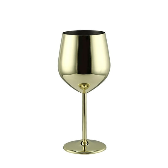VALSEEL Kitchen Gadgets, 304 Stainless Steel Red Wine Glass Single Layer Goblet Restaurant,stainless Steel Wine Glass.530ml