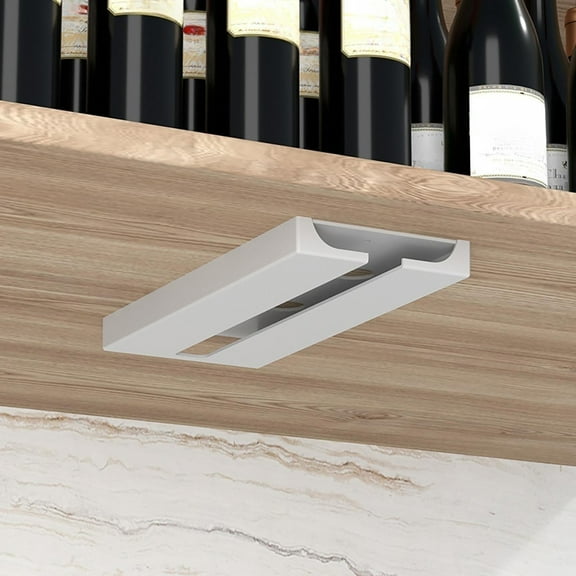 VALSEEL Kitchen Gadgets, Hanging Wine Glass Rack Home Goblet Rack Upside Down Storage Rack Home Decoration