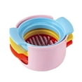 thumbnail image 1 of VALSEEL Kitchen Gadgets, Three In One Half and Fruit Cutter Multifunctional Household Fancy Shape Splitter, 1 of 1