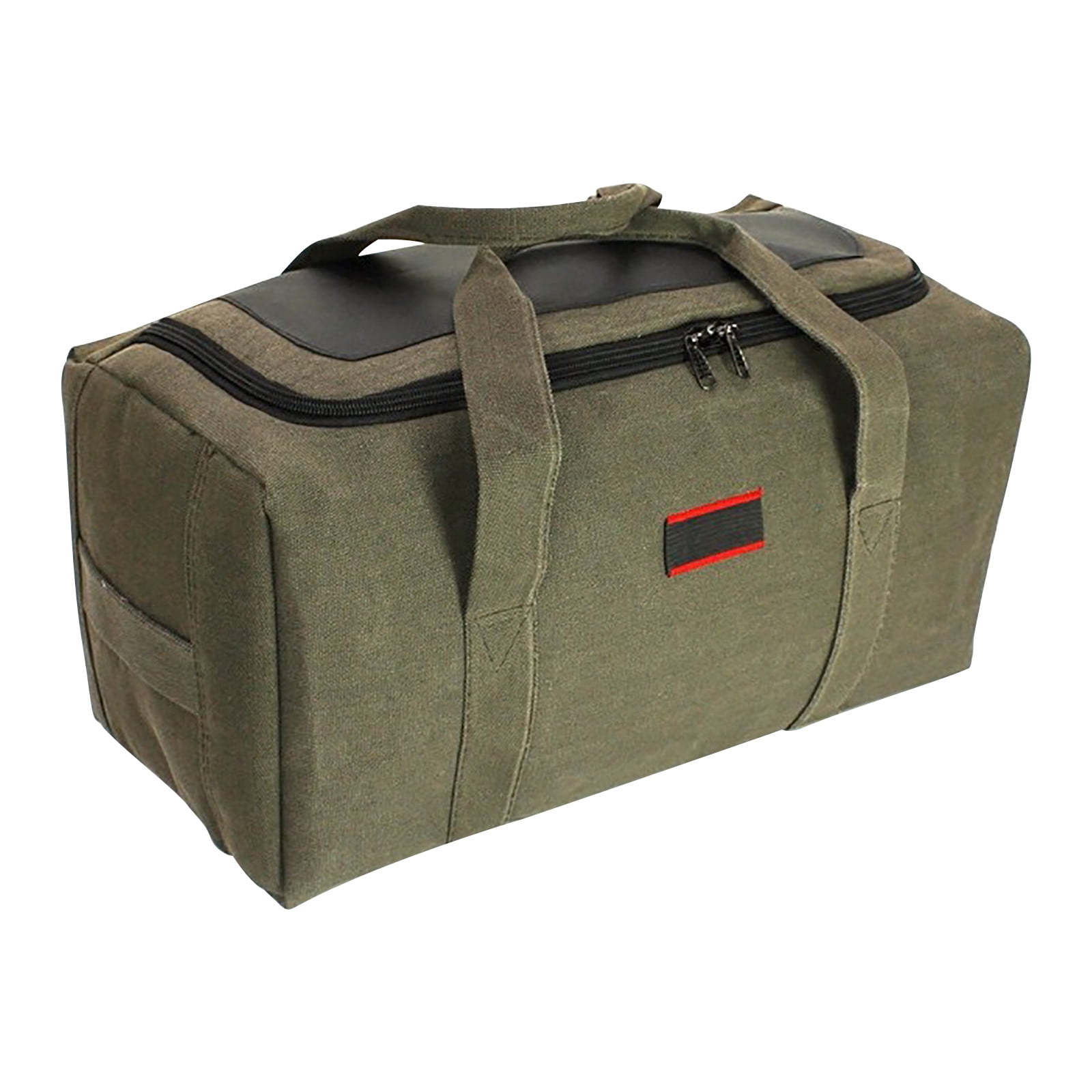 VALSEEL Large Capacity Canvas Hand Luggage Bag, Travel Bag, Men's Moving Bag, Outdoor Self Driving Tent, Sleeping Bag, Equipment Bag