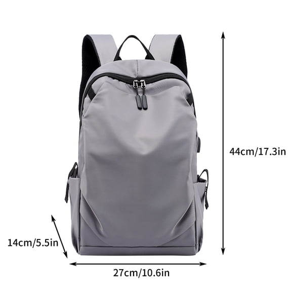 VALSEEL Men Backpack 17.3 In USB Charging Laptop Computer Bag Casual Business
