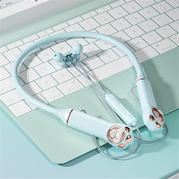 VALSEEL Neckband Bluetooth Headphones, Bluetooth Earphones with Neck and Neck Mounted Wireless Sports, Long Standby Range