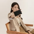 thumbnail image 1 of VALSEEL New Lychee Pattern Zipper Coin Purse Ultra-thin Short Card Coin Key Organizer Pouch Bag, 1 of 8