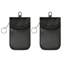 VALSEEL Organization and Storage Bag For Key Fob - 2 Pack Protector - Car RFID Signal Blocking --Hacking Case Blocker,-Theft Pouch