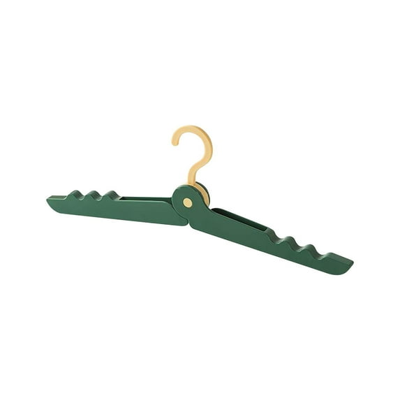 VALSEEL Organization and Storage, Folding Clothes Hanger Portable Travel Multi Functional Plastic Clothes Hanger