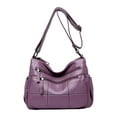 thumbnail image 1 of VALSEEL Organization and Storage New One Shoulder Crossbody Bag Leather Large Capacity Multi Compartment Women Bag, 1 of 2