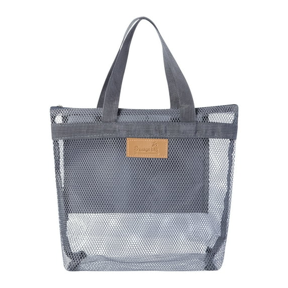 VALSEEL Organization and Storage Travel Beach Bag Storage Bag Portable Outdoor Wash Swimming Bag Mesh Storage Bag Travel Bag Travel Bag