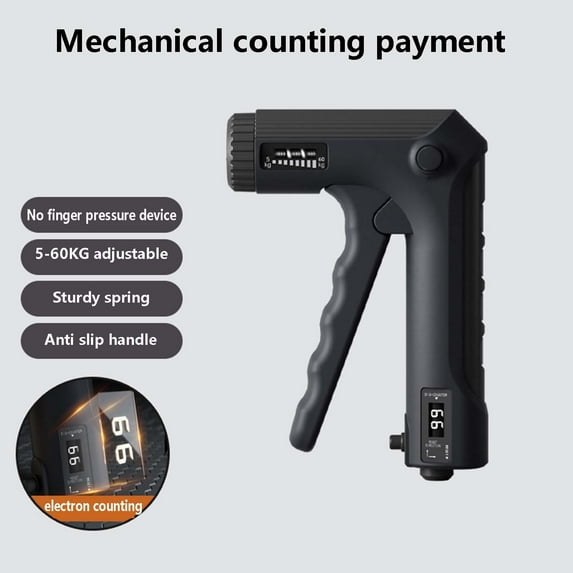 VALSEEL Outdoor Sport Clearance Sale Counting Grip Strength Device Male Hands Training Adjustable Electronic Arm Muscle Training Finger Strength Training