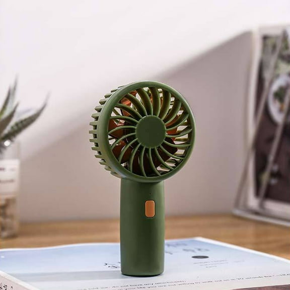 VALSEEL Portable Fan Mini Handheld Fan Battery Powered Small Portable Adjustable Speed USB Rechargeable Fan Powerful Eyelash Fan Suitable for Kids Women Men Indoor Outdoor Travel