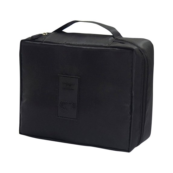 VALSEEL Portable Portable Makeup Bag With Large Capacity, And Multi Compartment Travel Toiletries Storage Bag