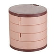 thumbnail image 1 of VALSEEL Rotatable Jewelry Storage Box Rotating Jewelry Box Large Capacity Necklace Earrings Studs Earrings Ring Jewelry Multi-layer Storage Box Storage Organizer, 1 of 1