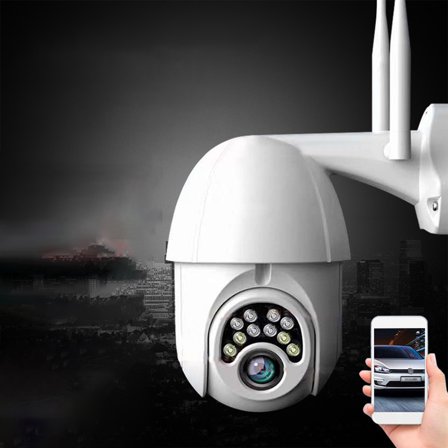 VALSEEL Security Camera Wireless WiFi Monitoring Camera 1080p HD Remote Control 360 Monitoring, Two-way Dialogue, Full-color Night Vision Mobile Tracking Alarm Camera WiFi Camera