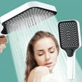 thumbnail image 1 of VALSEEL Shower Head - High-Pressure Handheld Showerhead - Hard Water High Pressure4 Spray Modes Handheld Shower Head for The Elderly, ChildrenCan Be Used for Home, Gym Gadgets for Home, 1 of 6