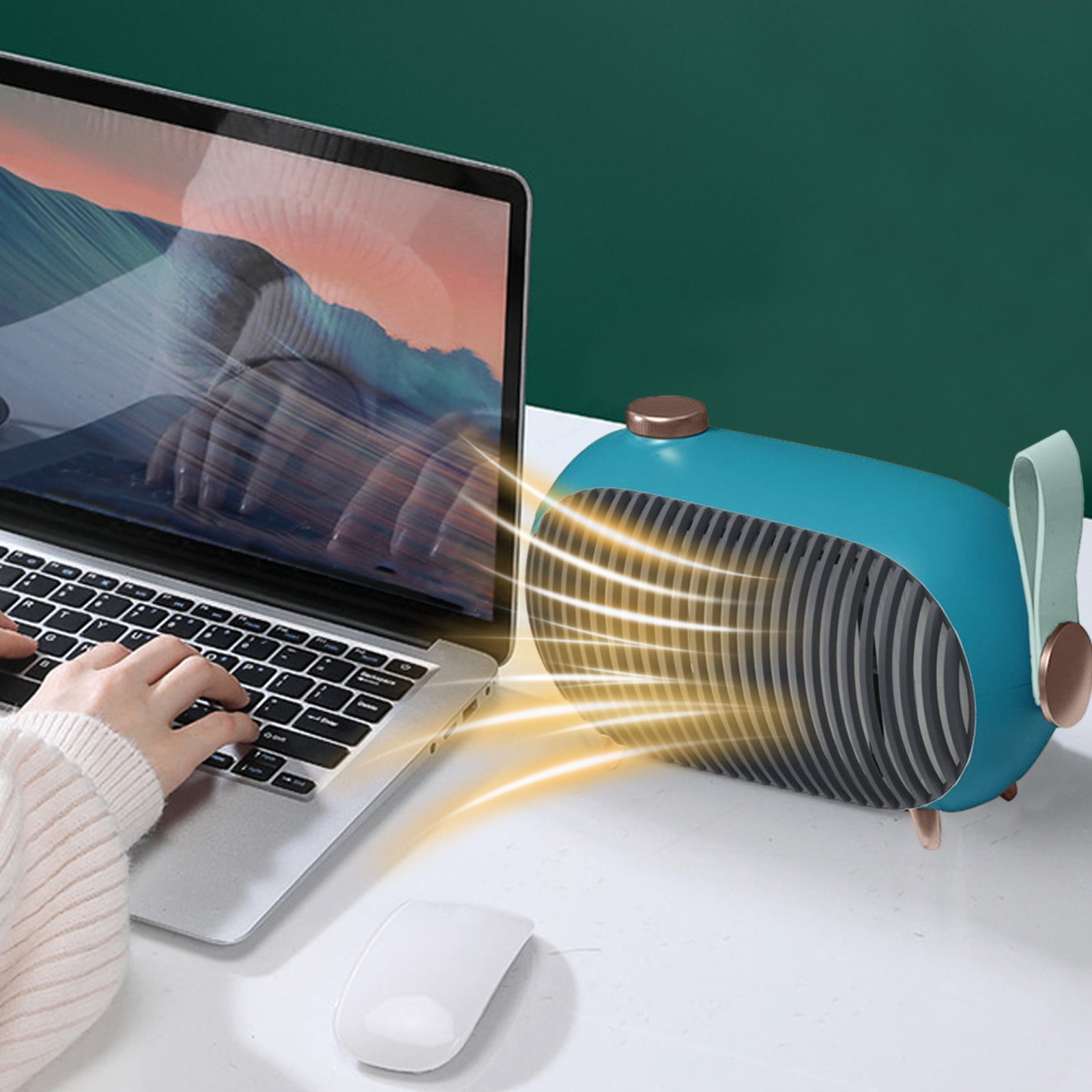 VALSEEL Space Heater Electric Heater Indoor Portable, Small Bladeless